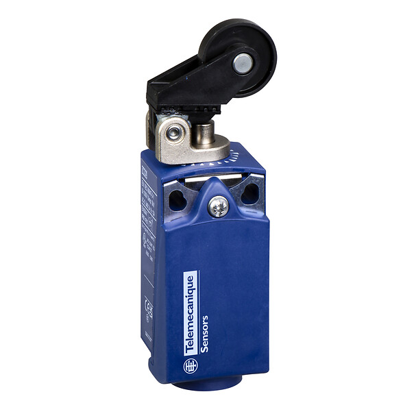 Schneider Electric Schneider Electric XCKP2128G11 – Limit switch, Limit switches XC Standard, XCKP, thermoplastic plastic roller lev plunger H or V, 1NC+1 NO, snap, Pg11