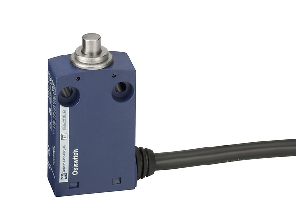 Schneider Electric Schneider Electric XCMN2110L1 – Limit switch, Limit switches XC Standard, XCMN, metal end plunger, 1NC+1 NO, snap, 1 m