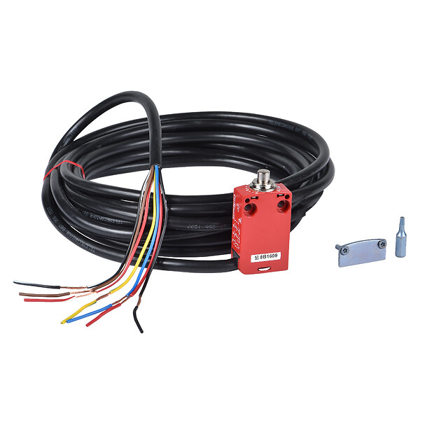 Schneider Electric Schneider Electric XCSM4102L1 – Safety limit switch, Telemecanique Safety switches XCS, XCSM, metal, roller plunger, 2 NC + 2 NO, cable 1 m