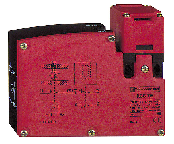 Schneider Electric Schneider Electric XCSTE7311 – Safety switch, Telemecanique Safety switches XCS, plastic XCSTE, 2 NC, slow break, 1 entry tapped Pg 11, 24 V