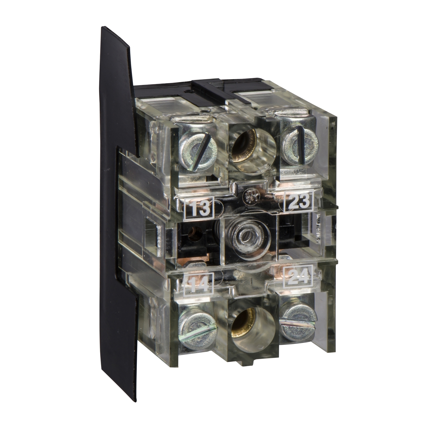 Schneider Electric Schneider Electric XENB1191 – Contact block, Harmony XAC, single contact, spring return, 2-speed, front mounting, 1 C/O + 1NO