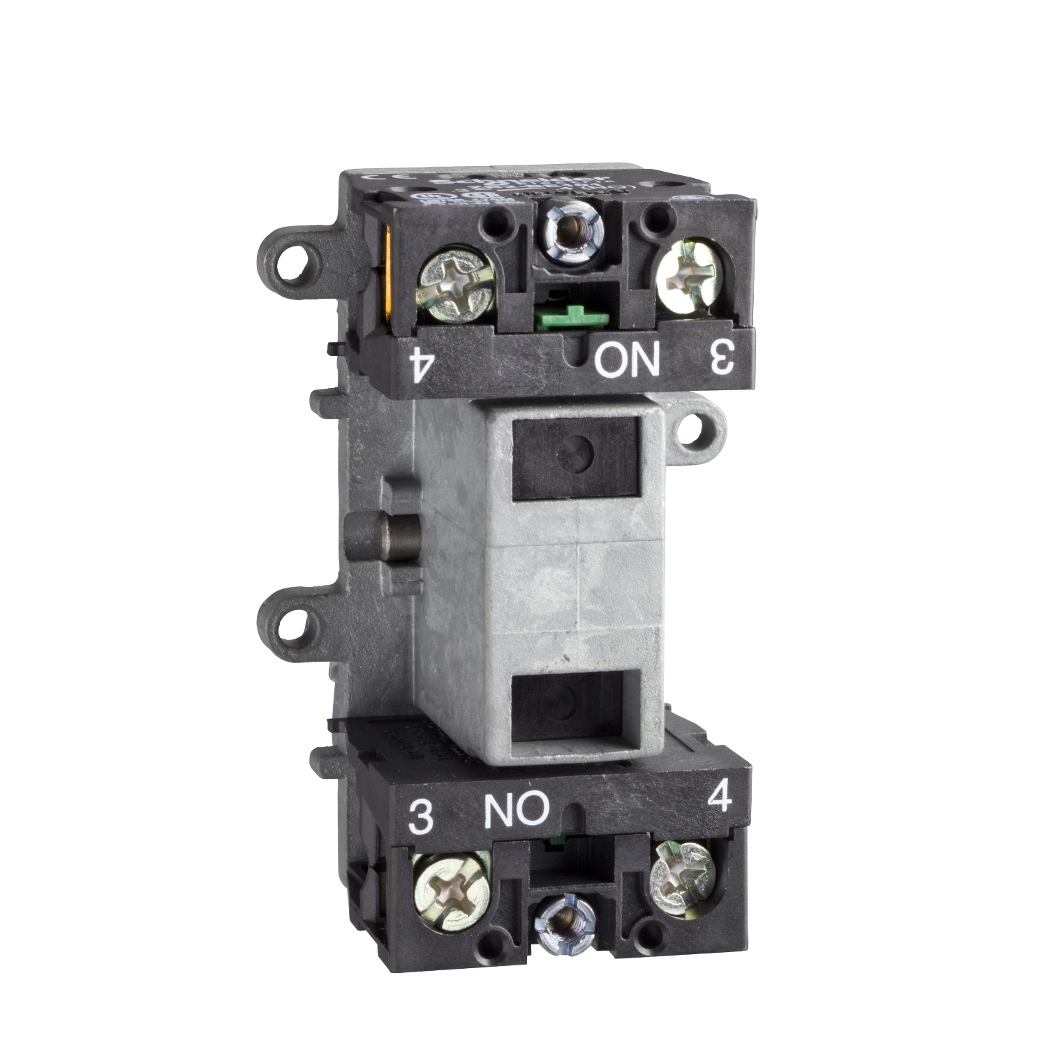 Schneider Electric Schneider Electric XENG3791 – Contact block, Harmony XAC, double contact, latching, single speed, front mounting, 1NO + 1NC