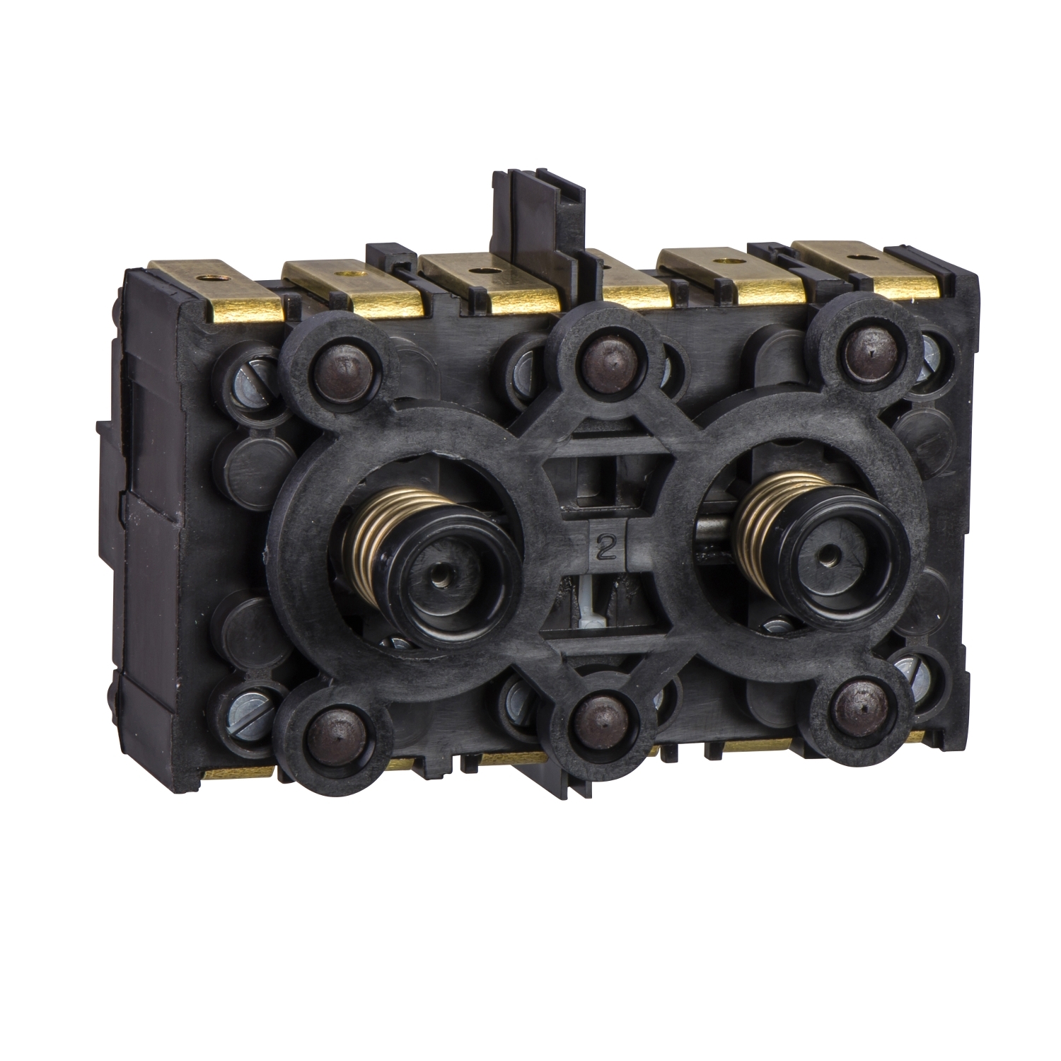 Schneider Electric Schneider Electric XESD2201 – Double contact block, Harmony XAC, spring return, single speed, snap action, 3NO