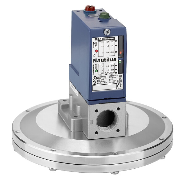 Schneider Electric Schneider Electric XMLBM03R2S12 – vacuum switch XMLB -200 mbar - adjustable scale 2 thresholds - 1 C/O