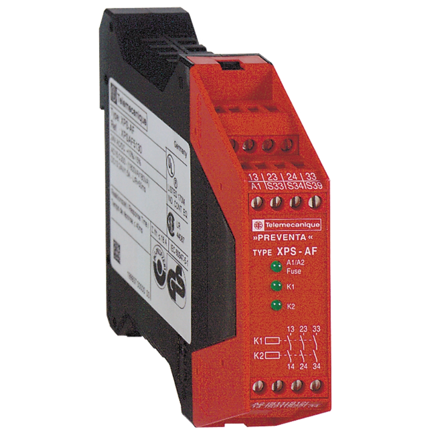 Schneider Electric Schneider Electric XPSAF5130 – module XPSAF - Emergency stop - 24 V AC DC