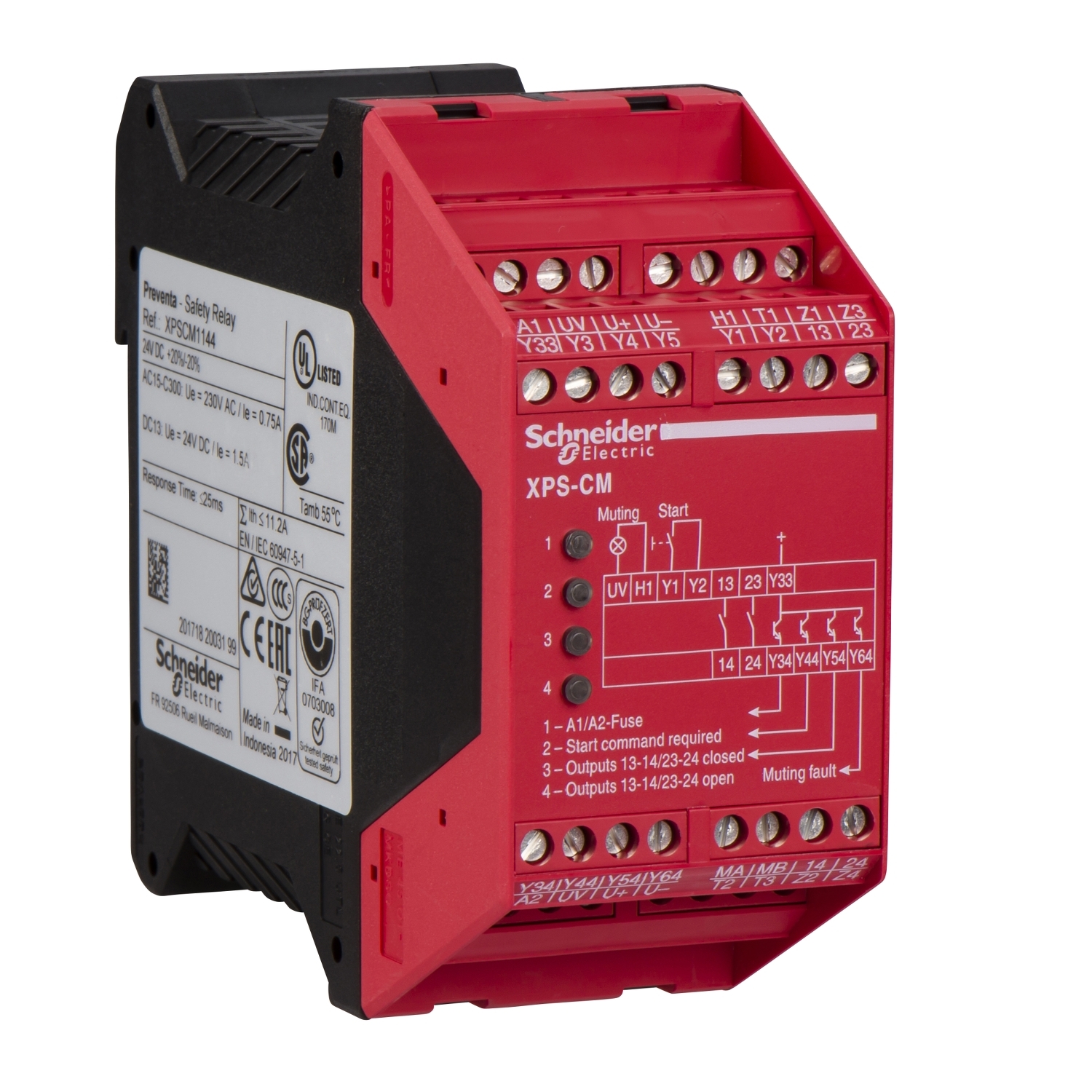 Schneider Electric Schneider Electric XPSCM1144 – module XPS-CM - single-beam photo-electric sensors - 24 V DC