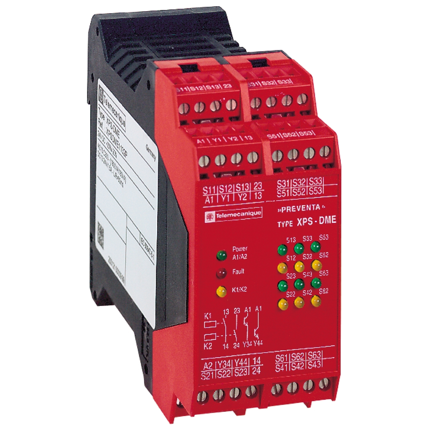 Schneider Electric Schneider Electric XPSDME1132P – module XPSDM - 6 coded magnetic switch - 24 V DC
