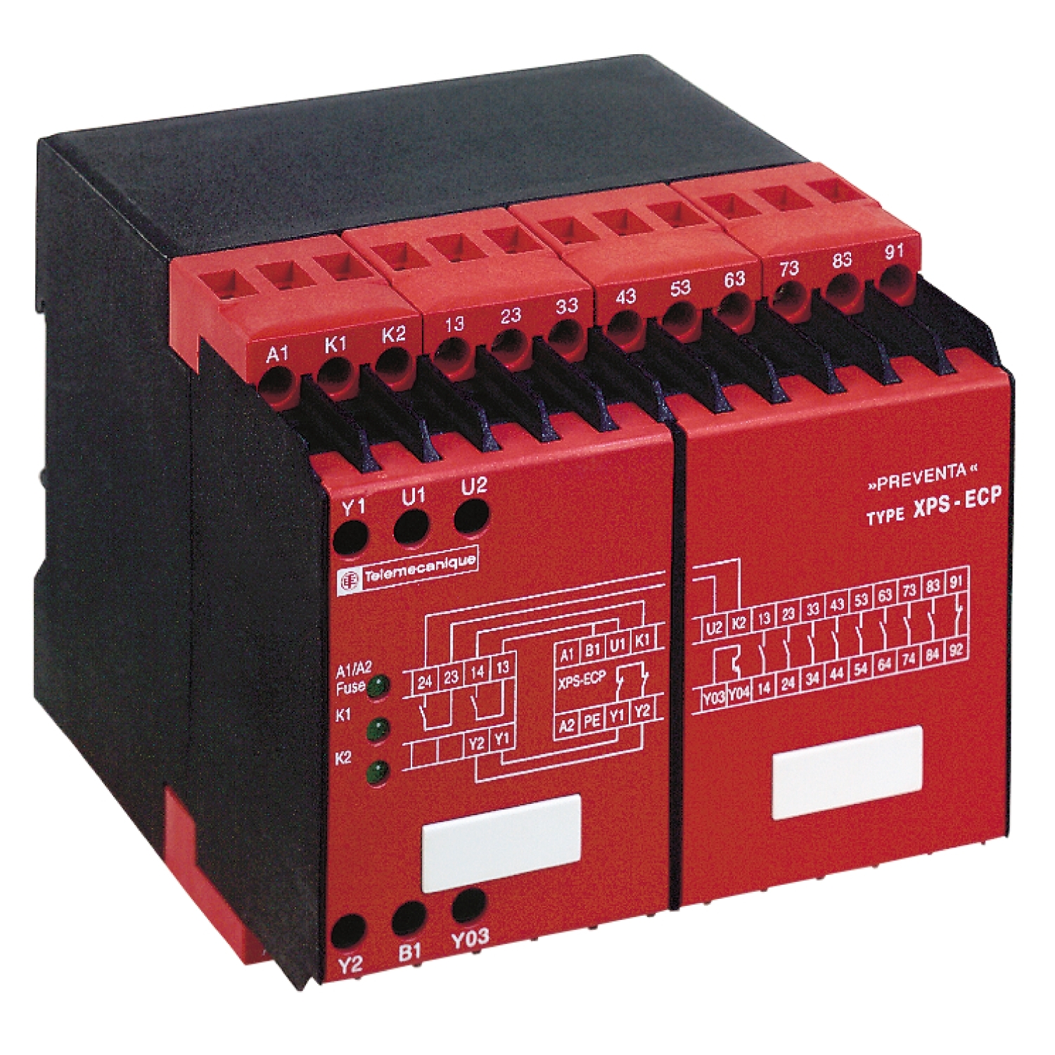 Schneider Electric Schneider Electric XPSECP5131 – module XPSEC - increasing the number of safety contacts - 24 V AC DC