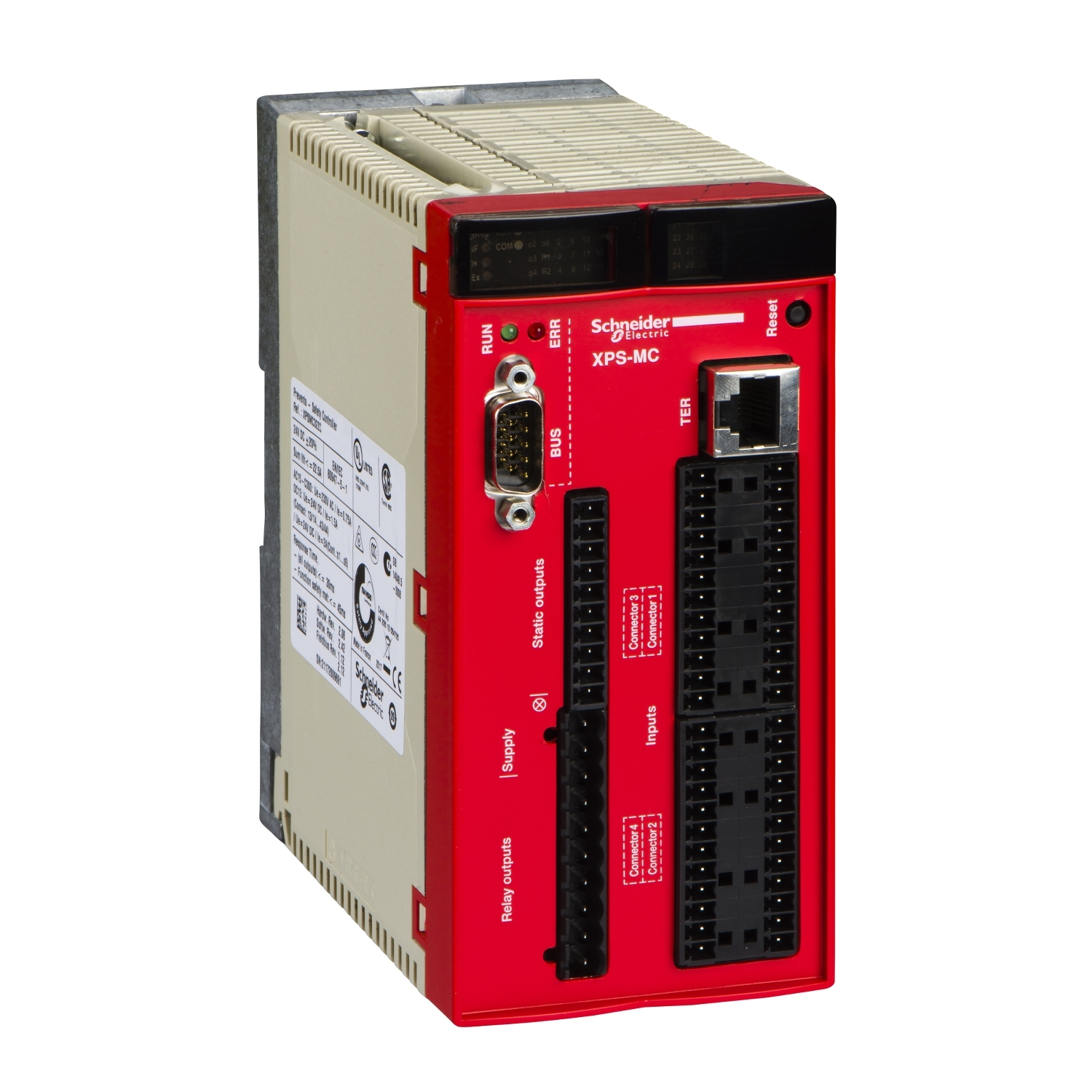 Schneider Electric Schneider Electric XPSMC32ZC – safety controller, Harmony XPS MC, 24V DC, 32 inputs, 48 LEDs signalling, CANopen