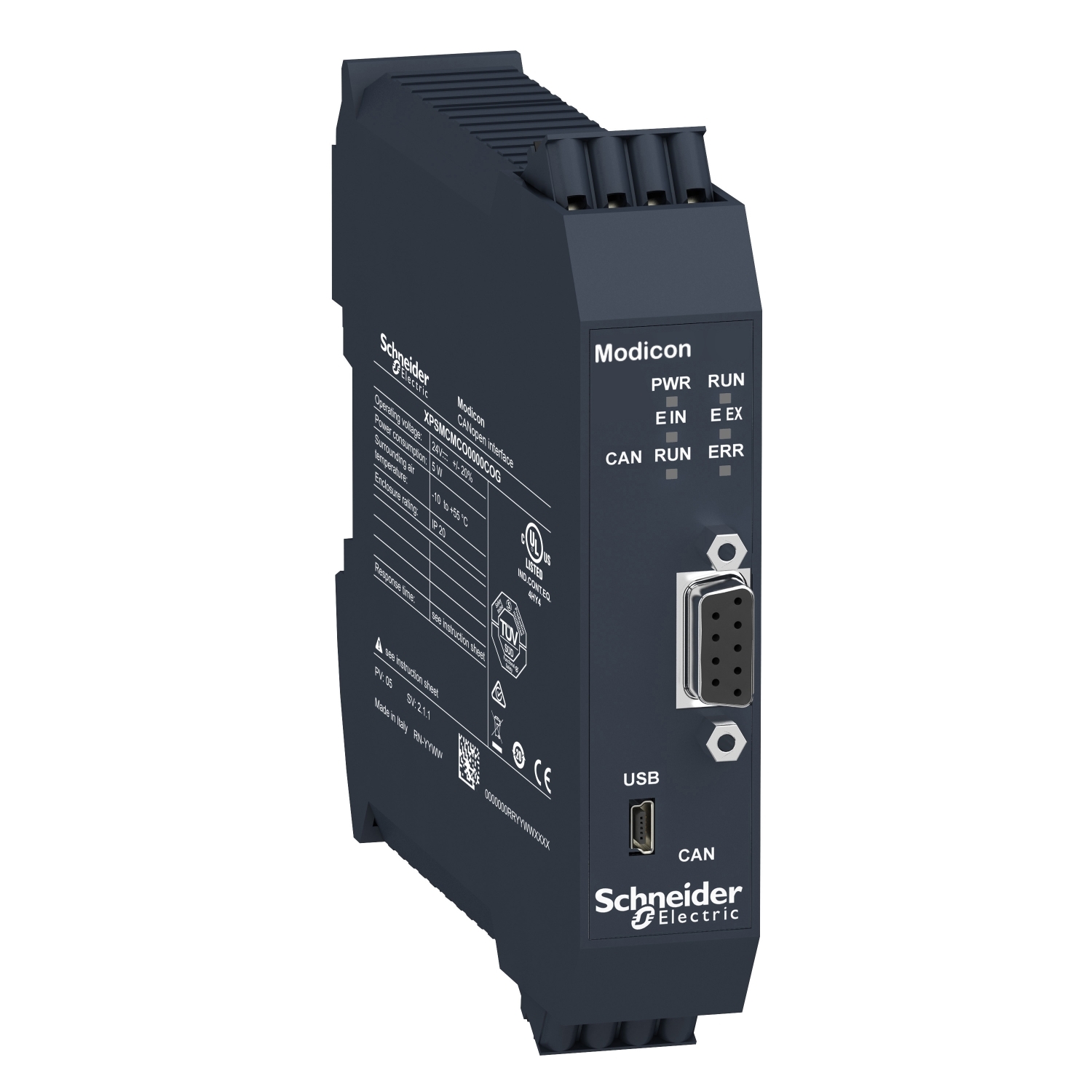 Schneider Electric Schneider Electric XPSMCMCO0000COG – CANopen diagnostic expansion, Modicon MCM, spring term