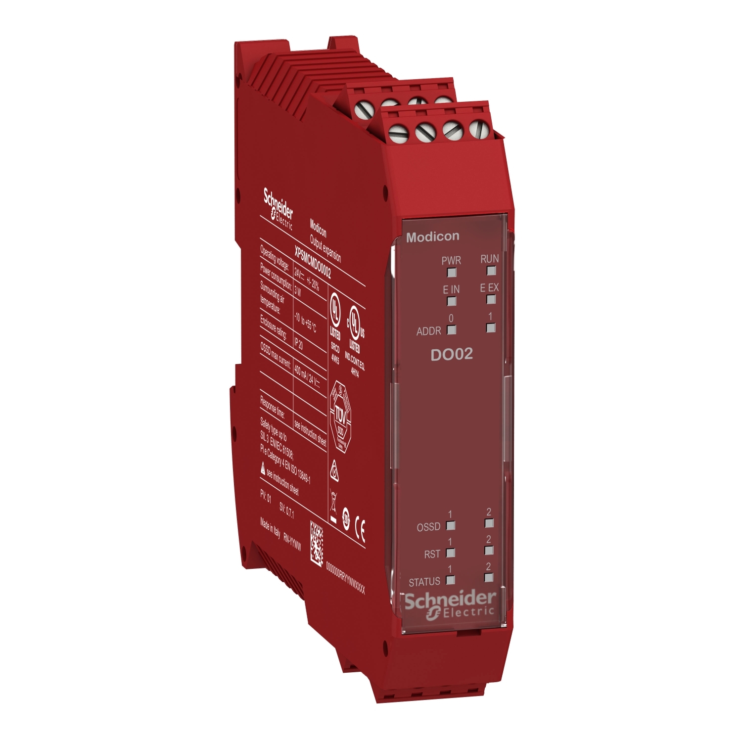 Schneider Electric Schneider Electric XPSMCMDO0002 – expansion modules, Modicon MCM, 2 digital output pairs, screw
