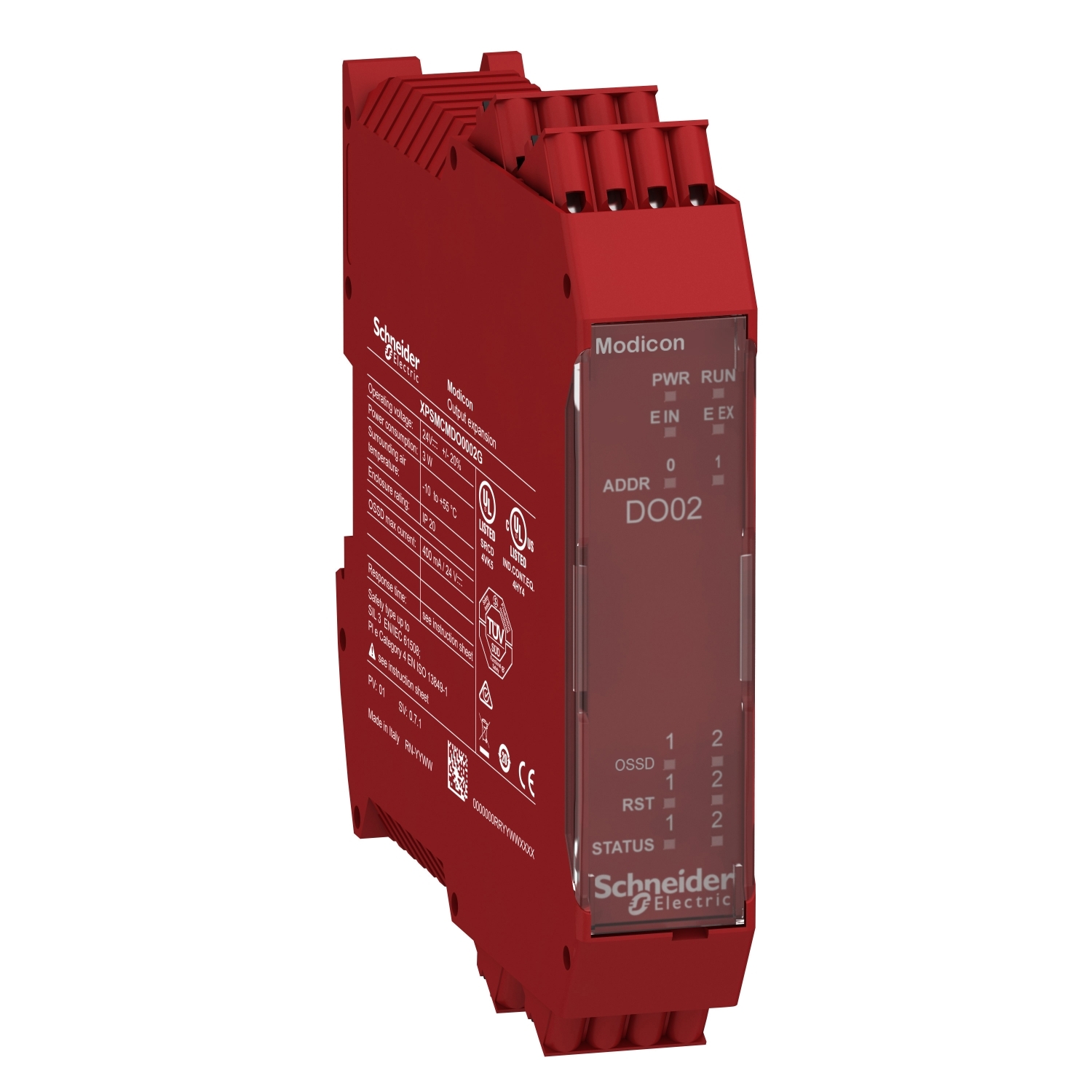 Schneider Electric Schneider Electric XPSMCMDO0002G – 2 Digital output pairs expansion modules with spring term