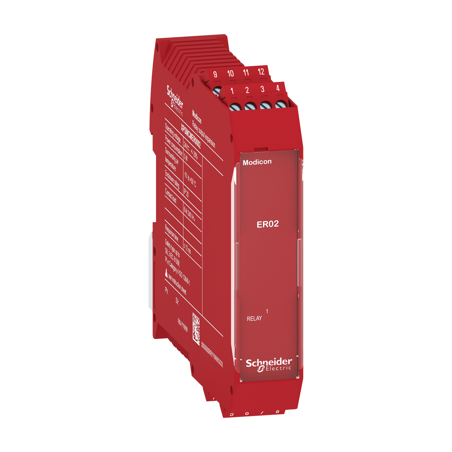 Schneider Electric Schneider Electric XPSMCMER0002 – expansion module, Modicon MCM, 2 safety relay outputs, screw