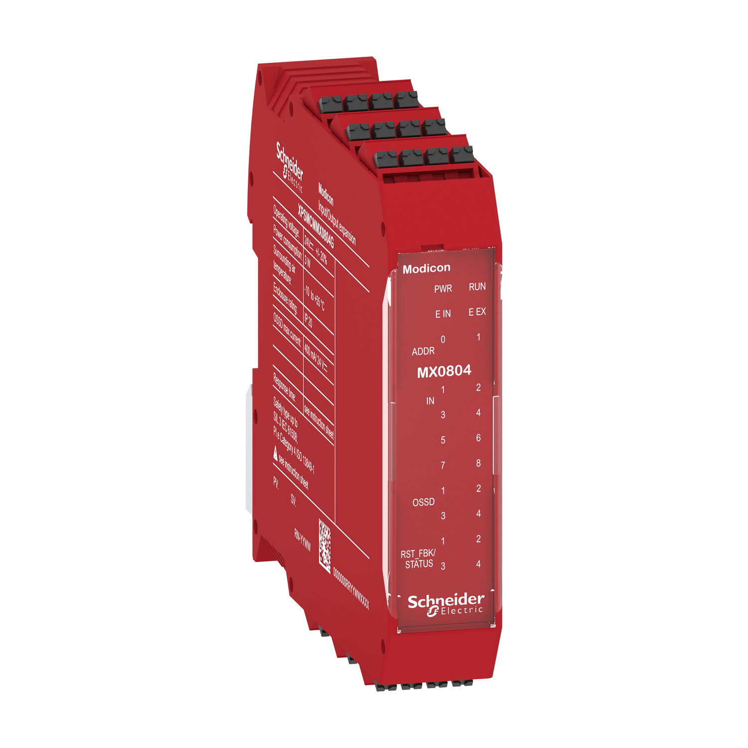 Schneider Electric Schneider Electric XPSMCMMX0804G – 8 inputs 4 outputs expansion module with spring term