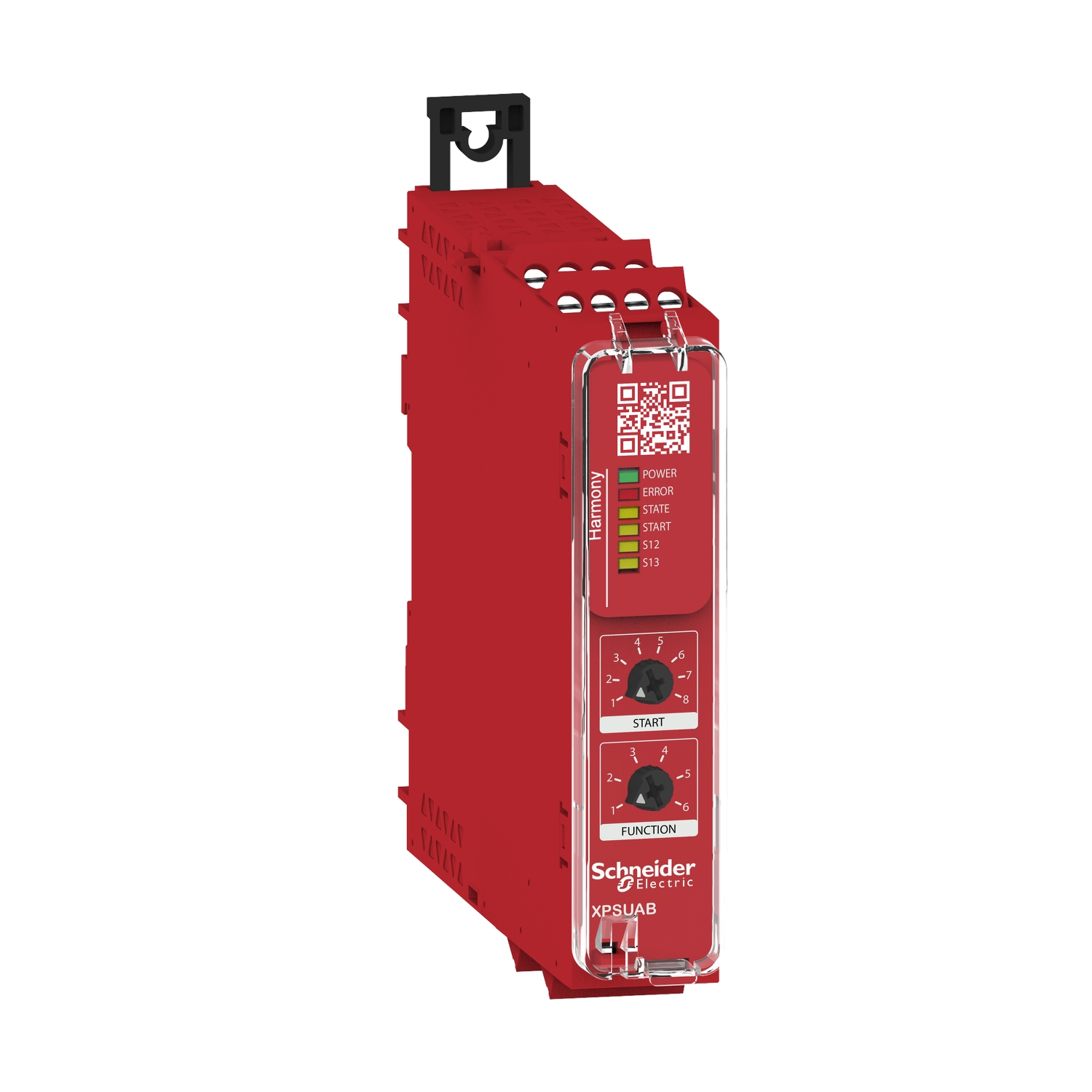 Schneider Electric Schneider Electric XPSUAB11CP – safety module, Harmony XPSU, potential free 2 NC, NO NC, 2 PNP, 24V AC or DC, screw