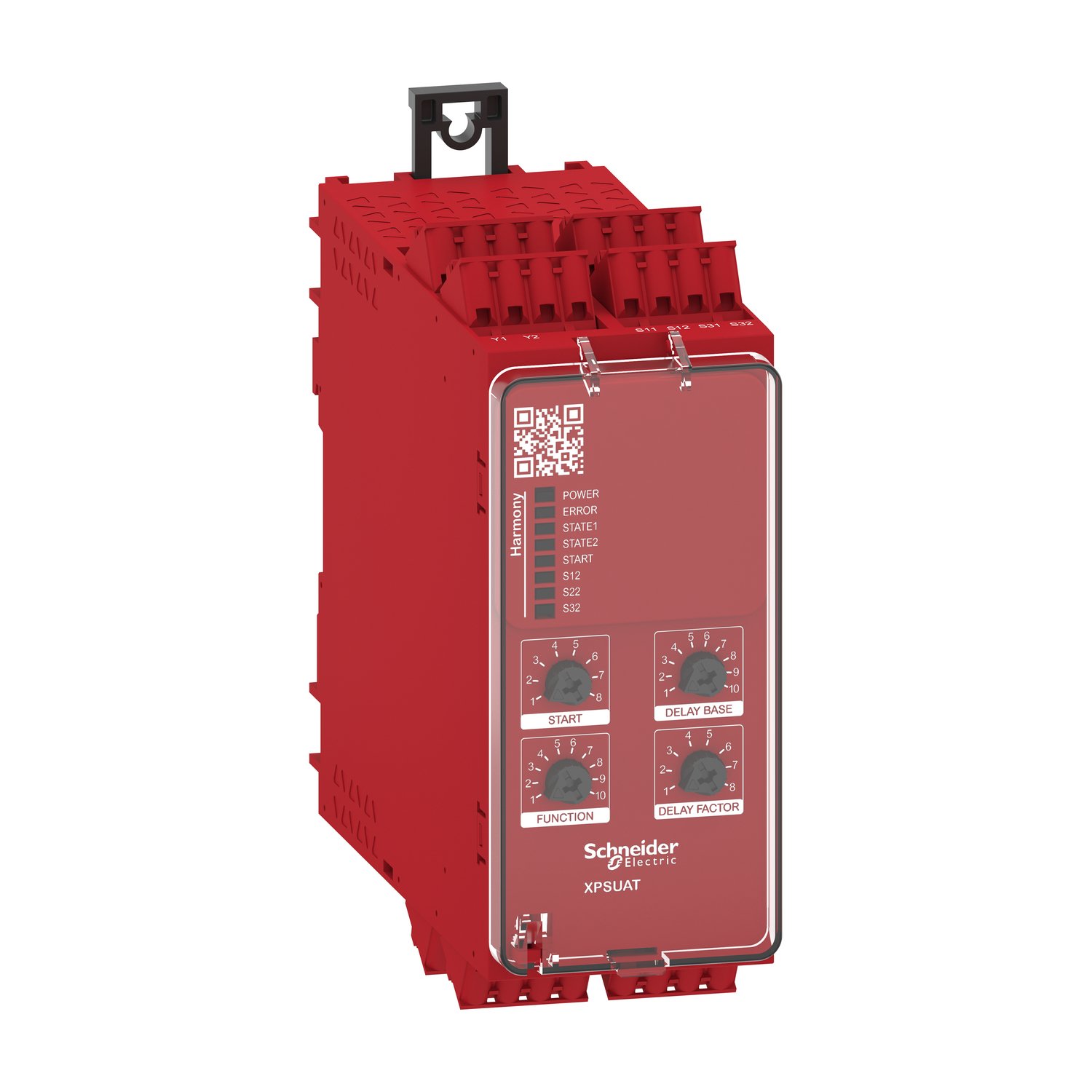 Schneider Electric Schneider Electric XPSUAT13A3AC – safety module, Harmony XPSU, Cat4, features XPSUAK with delayed outputs, 24V AC or DC, spring