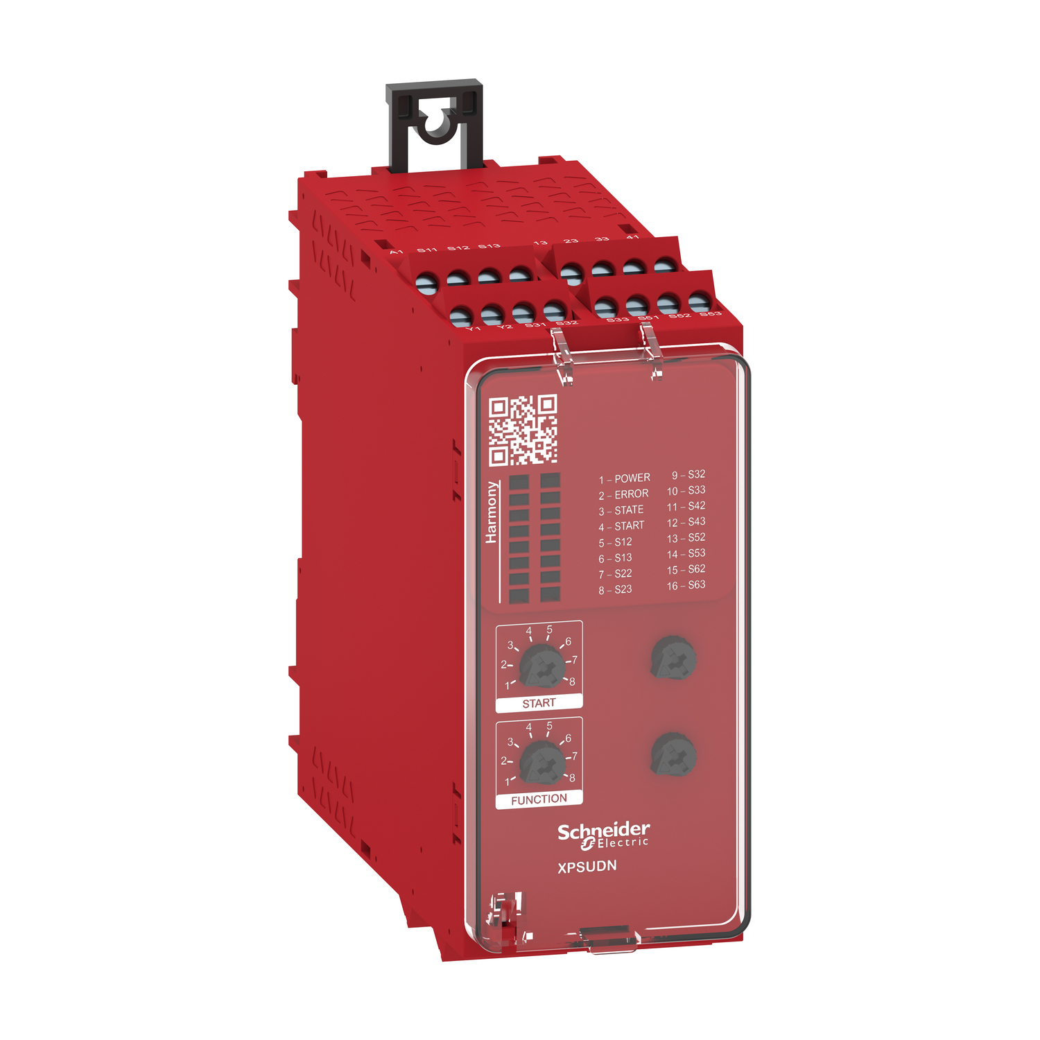 Schneider Electric Schneider Electric XPSUDN13AP – safety module, Harmony XPSU, Cat 4, features 6 x XPSUAF, 24V AC or DC, screw