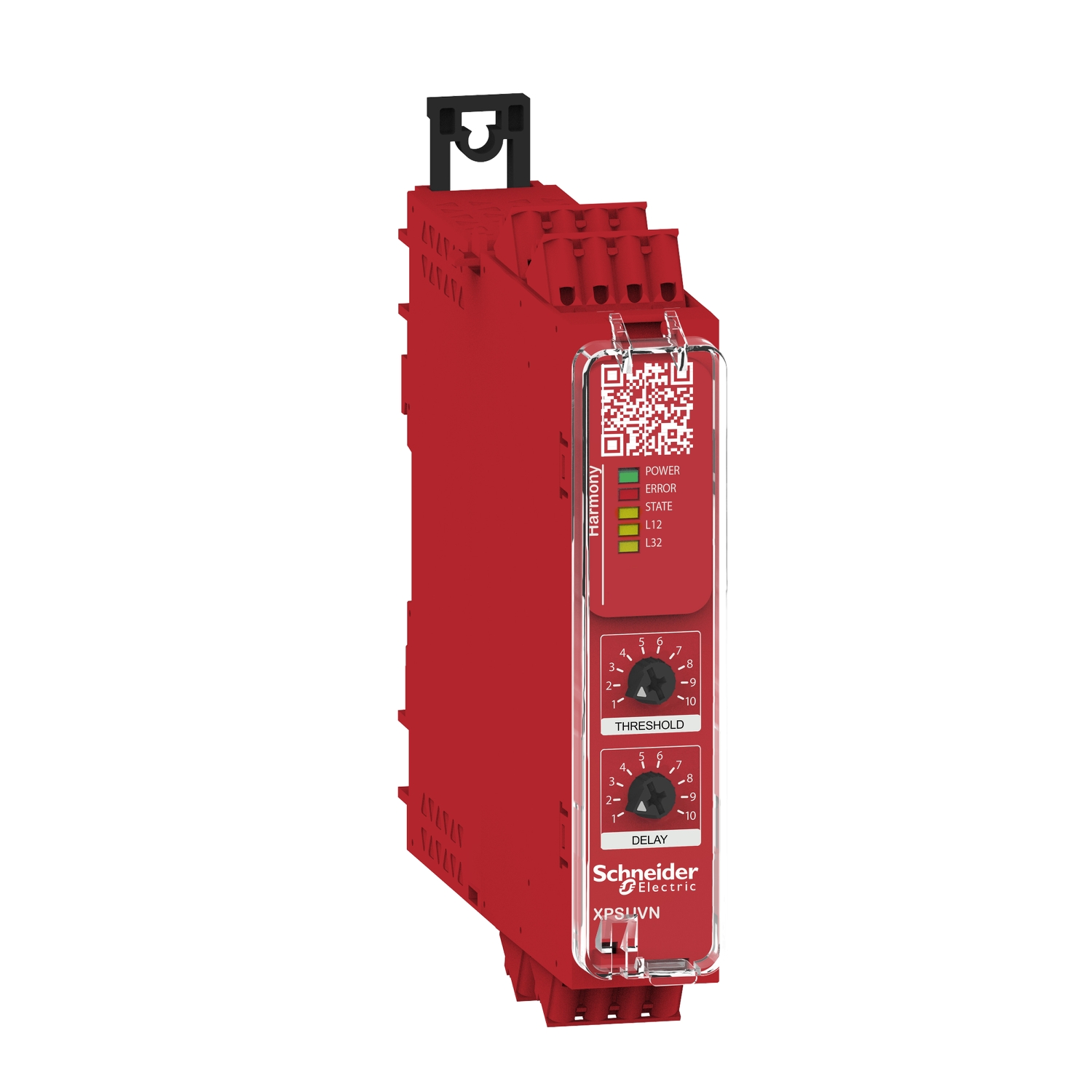 Schneider Electric Schneider Electric XPSUVN11AC – safety module, Harmony XPS, zero speed monitoring with time delay, 24V AC or DC, spring
