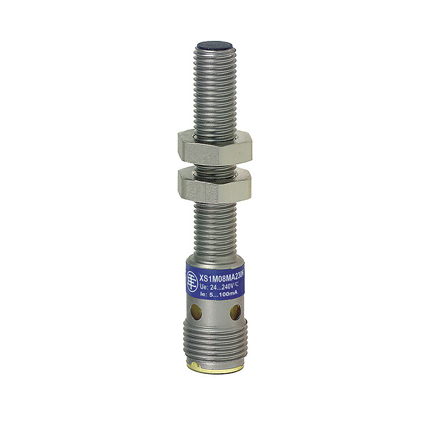 Schneider Electric Schneider Electric XS108BLPAM12 – inductive sensor XS1 M8, L62mm, brass, Sn1.5mm, 12..24VDC, M12
