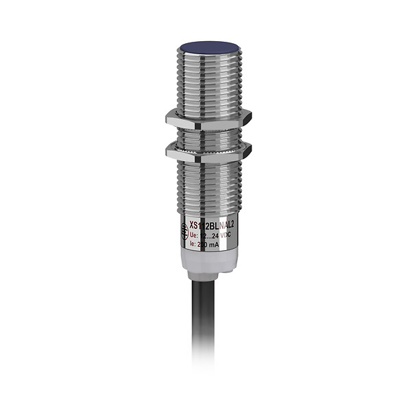 Schneider Electric Schneider Electric XS112B3NAL2 – inductive sensor XS1 M12, L37mm, brass, Sn4mm, 12..24VDC, cable 2 m
