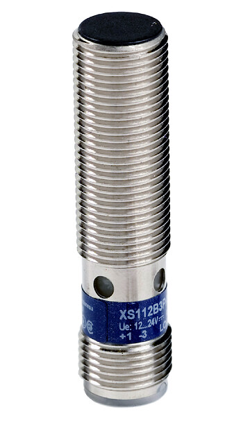 Schneider Electric Schneider Electric XS112B3PAM12 – inductive sensor XS1 M12, L50mm, brass, Sn4mm, 12..24VDC, M12