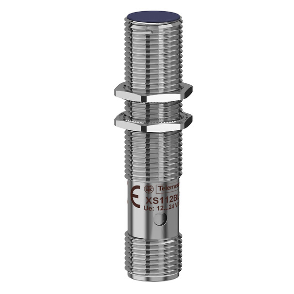 Schneider Electric Schneider Electric XS112BLPAM12 – inductive sensor XS1 M12, L55mm, brass, Sn2mm, 12..24VDC, M12