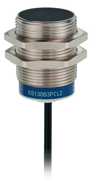 Schneider Electric Schneider Electric XS130B3PAL2 – inductive sensor XS1 M30, L45mm, brass, Sn15mm, 12..24VDC, cable 2 m
