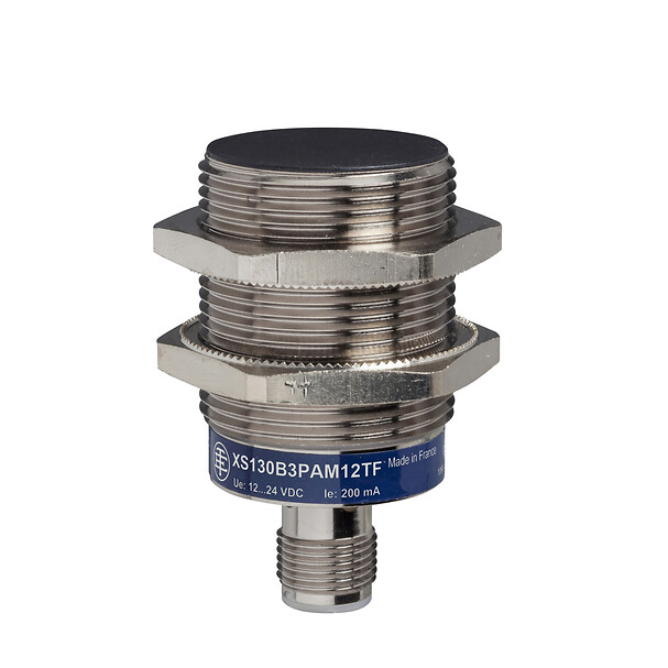 Schneider Electric Schneider Electric XS130B3PAM12 – inductive sensor XS1 M30, L55mm, brass, Sn15mm, 12..24VDC, M12