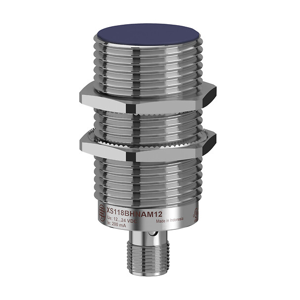 Schneider Electric Schneider Electric XS130BLPAM12 – inductive sensor XS1 M30, L68mm, brass, Sn10mm, 12..24VDC, M12