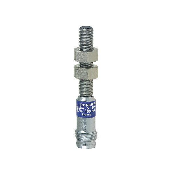 Schneider Electric Schneider Electric XS1N05NA311S – Inductive proximity sensors XS, inductive sensor XS1 M5, L42mm, stainless, Sn0.8mm, 5..24VDC, M8