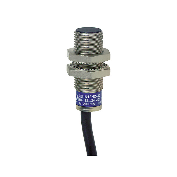 Schneider Electric Schneider Electric XS1N12PC410 – inductive sensor XS1 M12, L33mm, brass, Sn2mm, 12..24VDC, cable 2 m