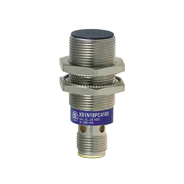 Schneider Electric Schneider Electric XS1N18PC410D – inductive sensor XS1 M18, L51mm, brass, Sn5mm, 12..24VDC, M12