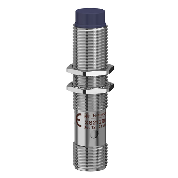 Schneider Electric Schneider Electric XS212BLPAM12 – inductive sensor XS2 M12, L53mm, brass, Sn4mm, 12..24VDC, M12