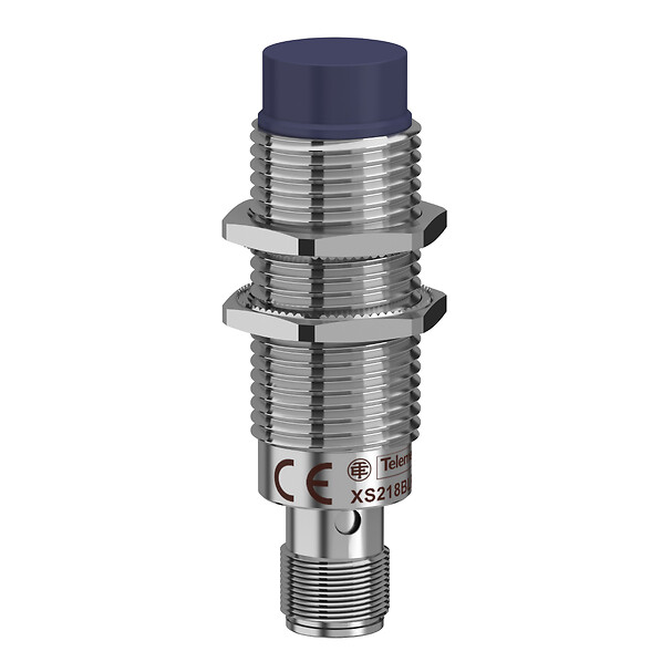 Schneider Electric Schneider Electric XS218BLPAM12 – inductive sensor XS2 M18, L64mm, brass, Sn8mm, 12..24VDC, M12