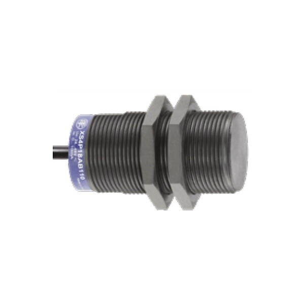 Schneider Electric Schneider Electric XS4P18AB120 – Inductive proximity sensors XS, inductive sensor XS4 M18, L41mm, PBT, Sn8mm, 12...24 VDC, cable 2 m