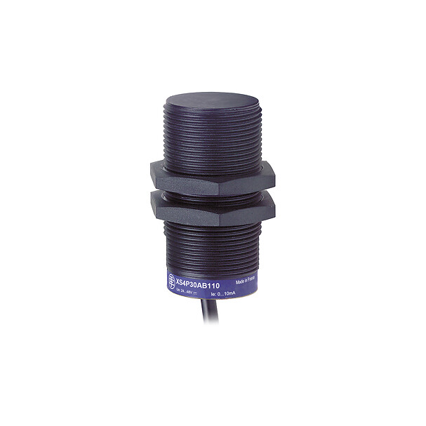 Schneider Electric Schneider Electric XS4P30PA370 – Inductive proximity sensors XS, inductive sensor XS4 M30, L62mm, PPS, Sn15mm, 12...48 VDC, cable 2 m