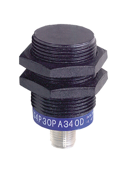 Schneider Electric Schneider Electric XS4P30PC410D – Inductive proximity sensors XS, inductive sensor XS4 M30, L54mm, PPS, Sn15mm, 12...24 VDC, M12