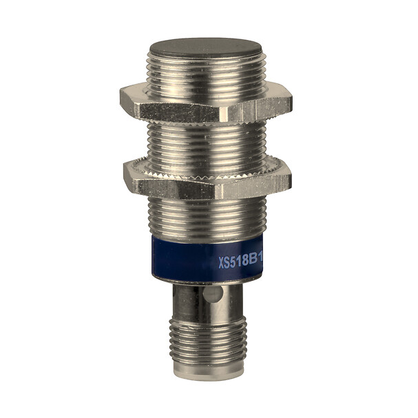 Schneider Electric Schneider Electric XS518B1DBM12 – Inductive proximity sensors XS, inductive sensor XS5 M18, L74mm, brass, Sn5mm, 12...48 VDC, M12