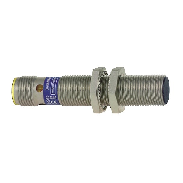 Schneider Electric Schneider Electric XS612B1MAU20 – Inductive proximity sensors XS, inductive sensor XS6 M12, L61mm, brass, Sn4mm, 24...240VAC/DC, 1/2"