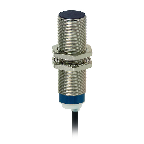 Schneider Electric Schneider Electric XS618B1MAL2 – Inductive proximity sensors XS, inductive sensor XS6 M18, L62mm, brass, Sn8mm, 24...240VAC/DC, cable 2 m