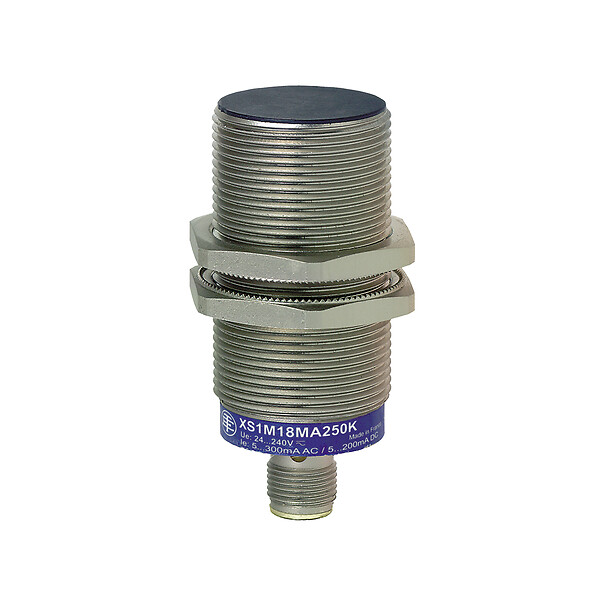 Schneider Electric Schneider Electric XS630B1PBM12 – Inductive proximity sensors XS, inductive sensor XS6 M30, L74mm, brass, Sn15mm, 12...48 VDC, M12
