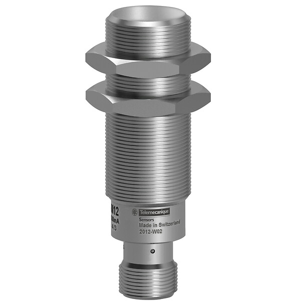 Schneider Electric Schneider Electric XS918R1PAM12 – Inductive proximity sensors XS, inductive sensor XS9 M18, L64mm, full SS 303, Sn10 mm, 12...24 VDC, M12