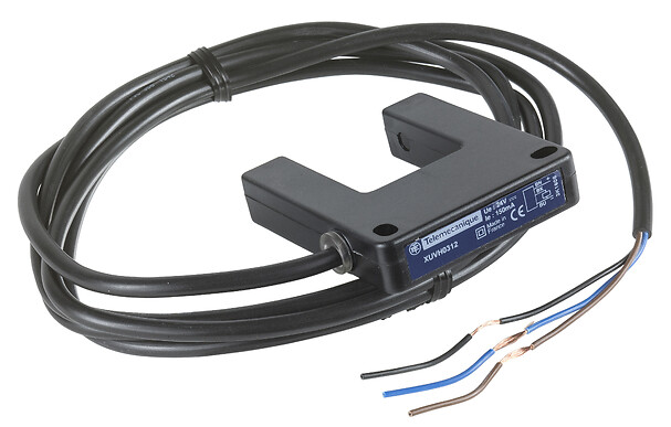 Schneider Electric Schneider Electric XUVH0312 – Photoelectric sensors XU, XUV, fork, handling, 30X30mm, 12...24 VDC, cable 2 m