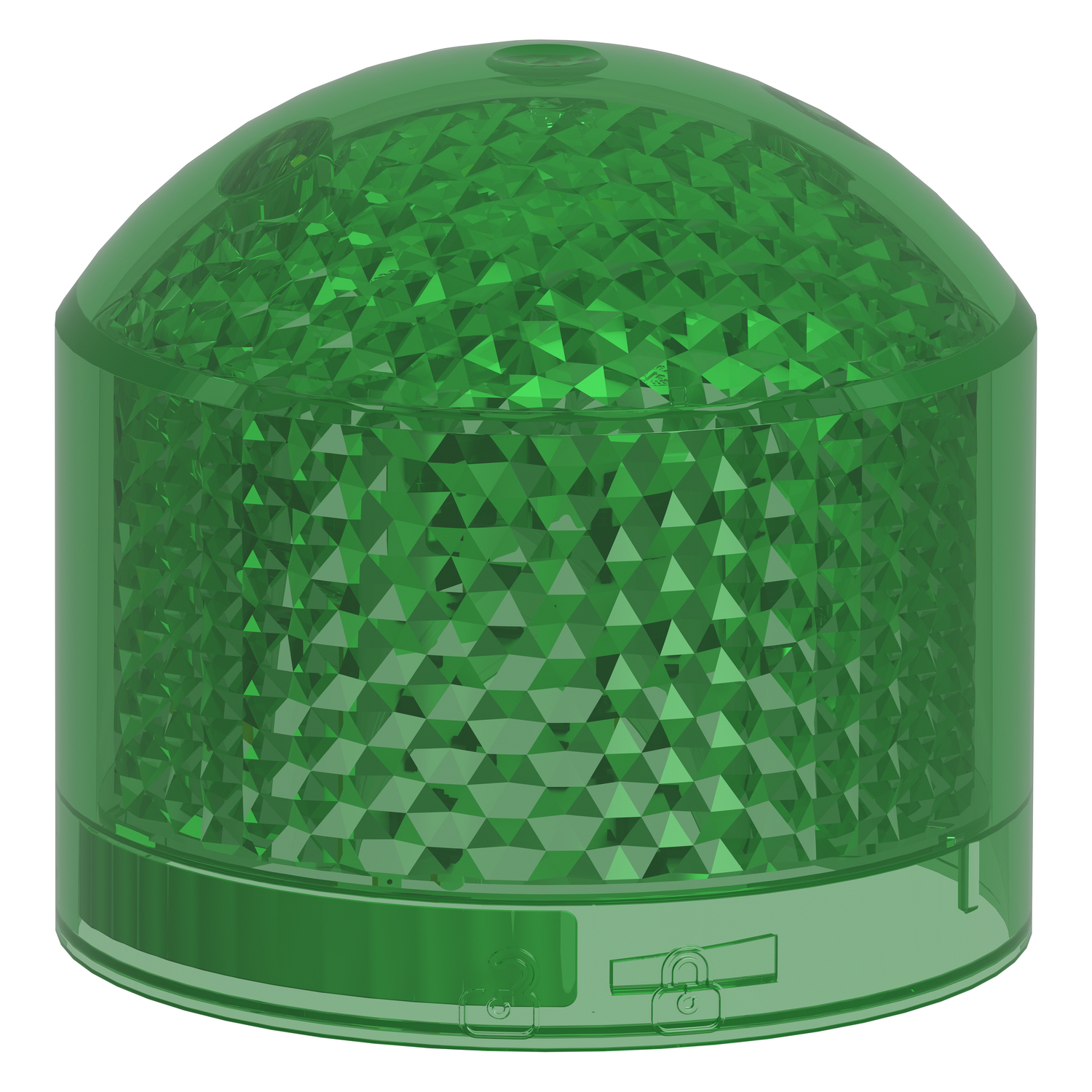 Schneider Electric Schneider Electric XVB7L23 – Light Module Beacon, Harmony XVB7 Modular Tower Light, Green, Ø70mm, Steady, Colored Lens