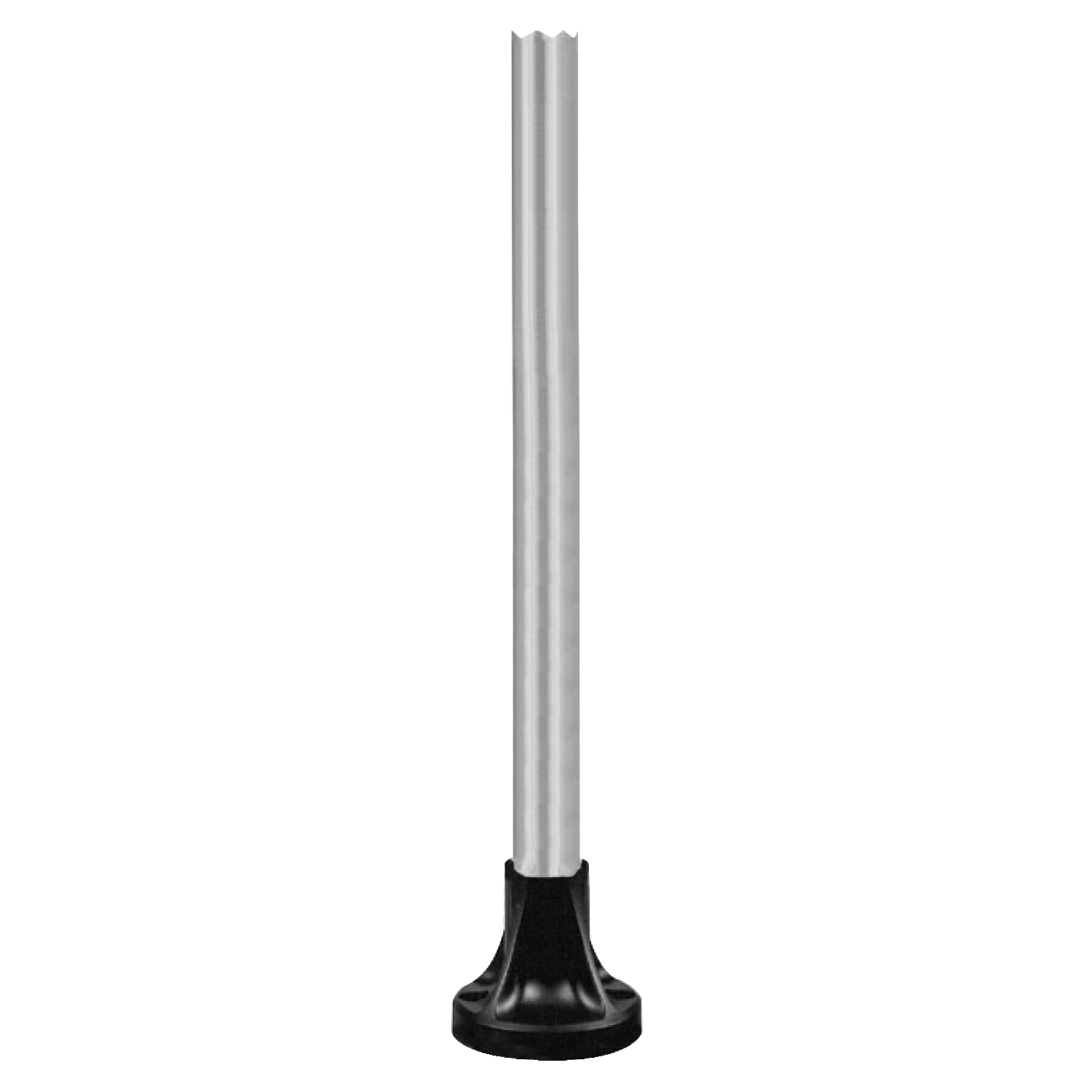 Schneider Electric Schneider Electric XVBZ04A – Fixing base, Harmony XVB, for modular tower lights, plastic, 70mm, 780mm aluminium support tube + black fixing plate