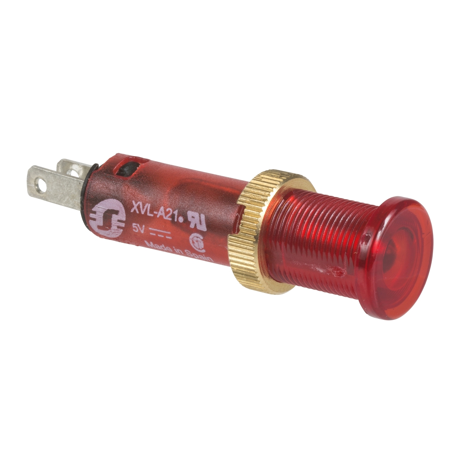 Schneider Electric Schneider Electric XVLA234 – pilot light Ø8 - IP40/IP65 - red - covered LED included - 24V - faston