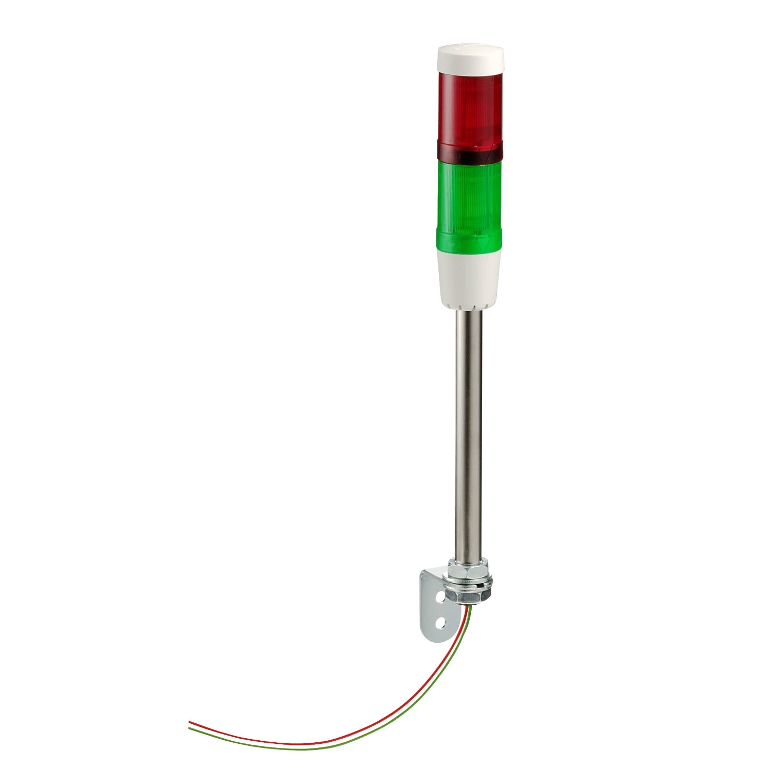 Schneider Electric Schneider Electric XVMB2RGSSB – modular tower lights, Harmony XVM, aluminium, red and green, 45mm, steady, super bright LED with buzzer, 24V AC/DC