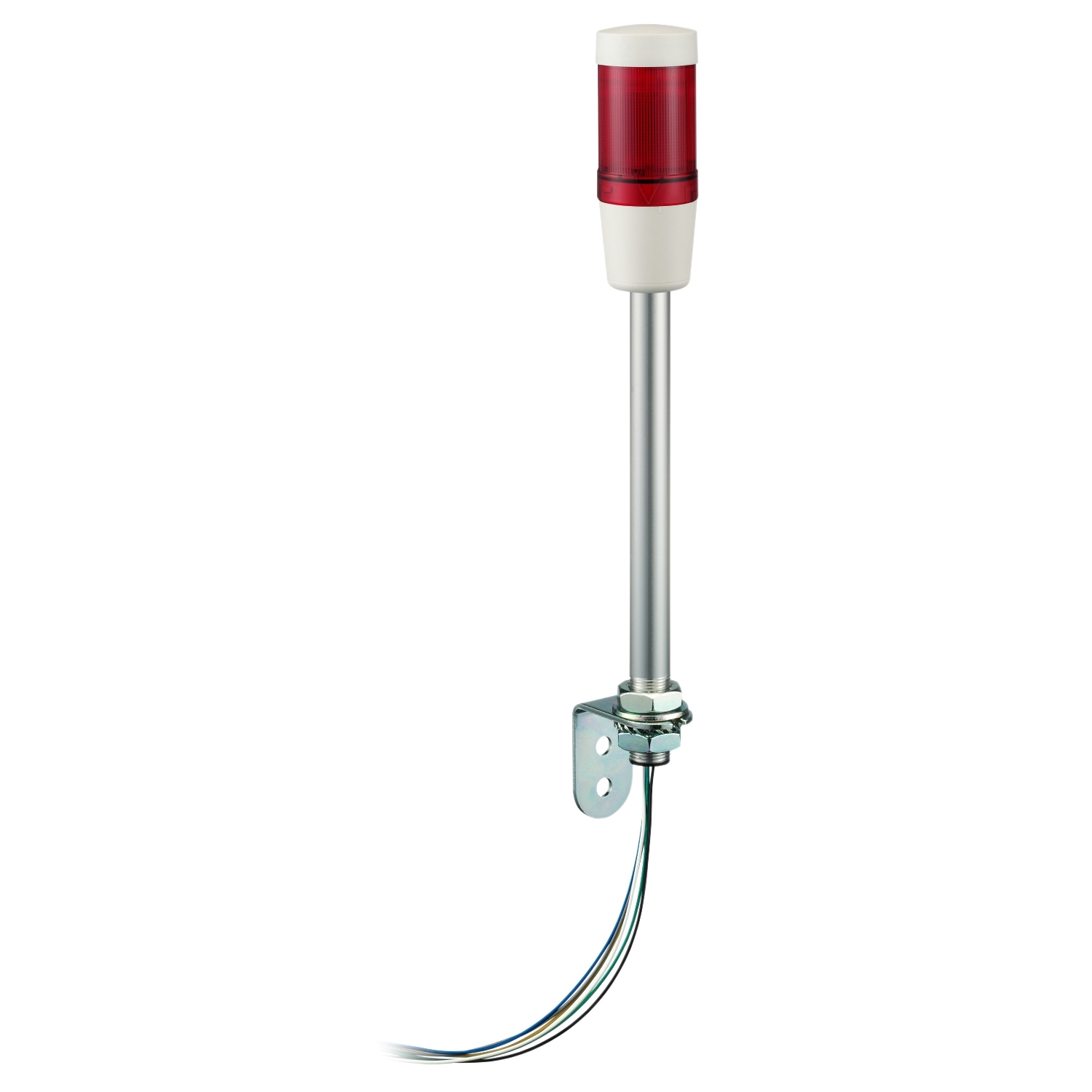 Schneider Electric Schneider Electric XVMB2RSB – Pre assembled and pre cabled beacon, Harmony XVM, modular tower lights, aluminium, support tube with bracket, red, 45mm, steady, LED, 24V AC DC
