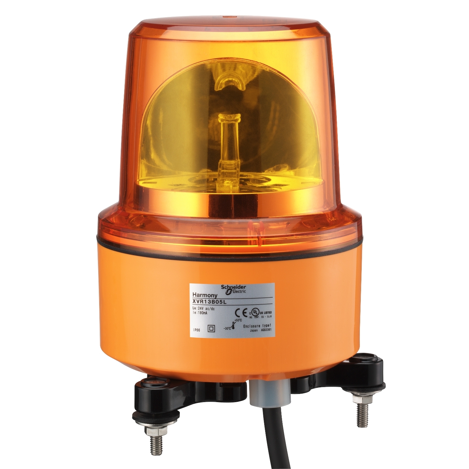 Schneider Electric Schneider Electric XVR13G05L – 130mm Rotating Mirror Orange 120VAC IP67