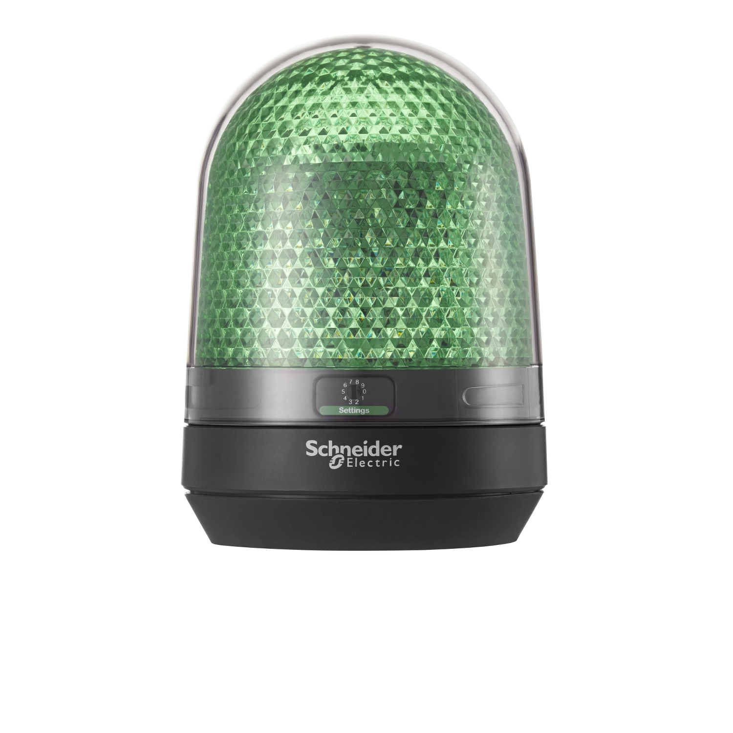 Schneider Electric Schneider Electric XVR3E03 – Illuminated beacon without buzzer, Harmony XVR, green, 100mm, integral LED, 48V DC